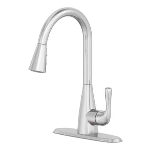 Kitchen faucet with detachable spray nozel