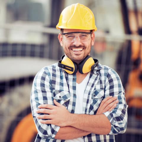 Contractor happy to get a discount on his orders