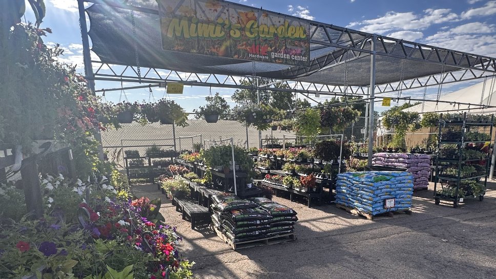 Bulk soil, mulch, and gardening materials stacked at Colorado Ace for large landscaping projects