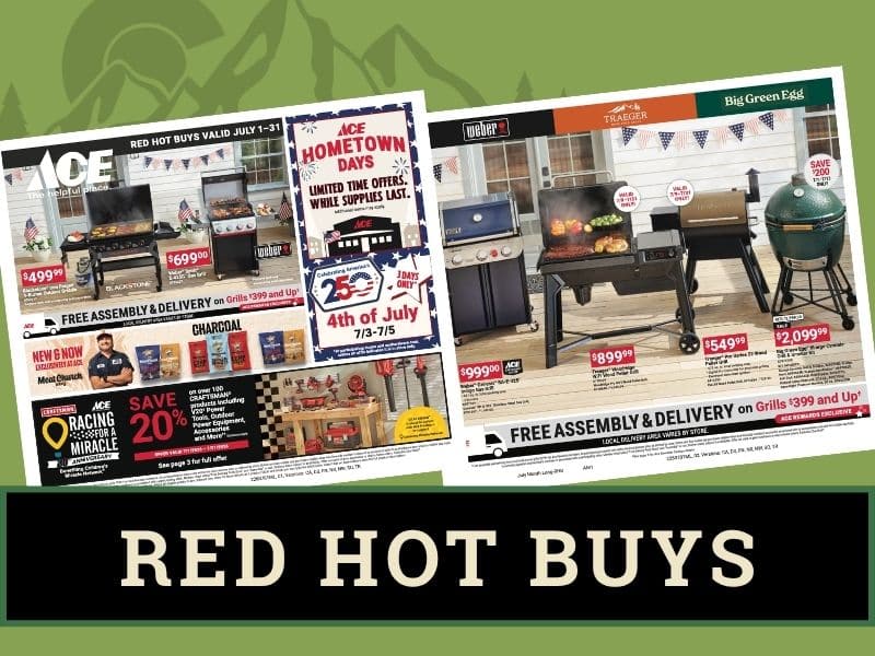 Red Hot Buy Event Graphic