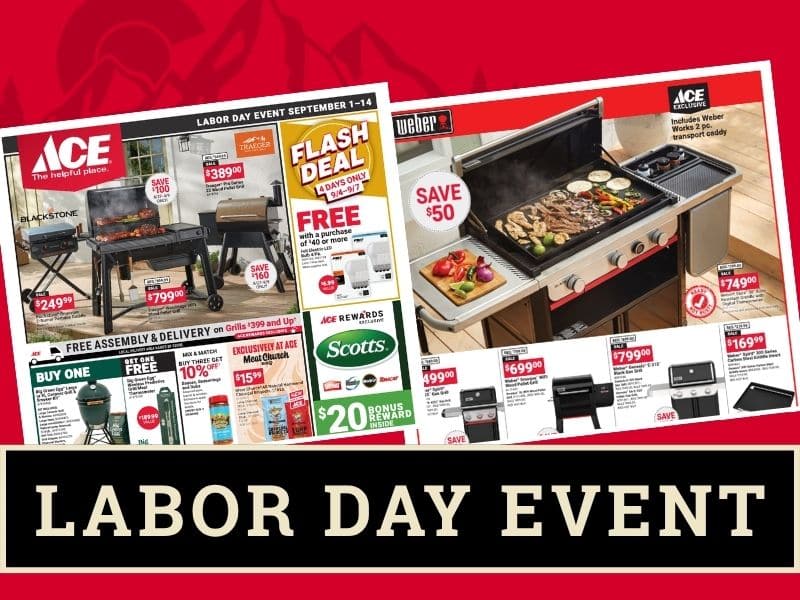 Colorado Ace Labor Day sale event